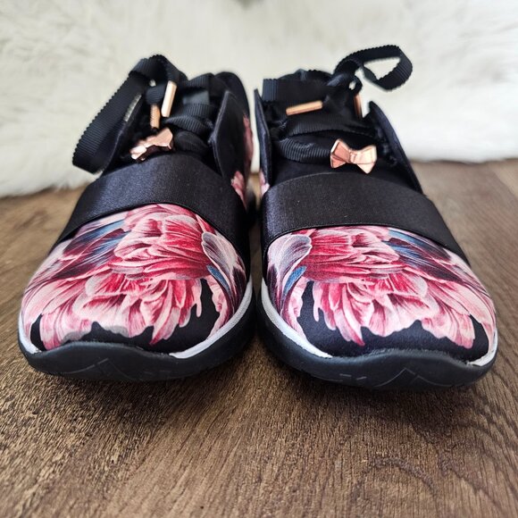 Ted Baker London Cepap 2 Textile Floral Trainers Sneakers Shoes, 6, Tranquility - Picture 3 of 11